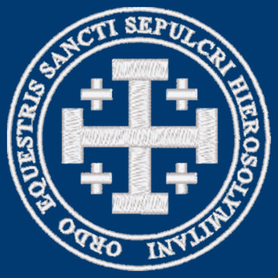 Ladies 3/4-Sleeve Tunic with with Embroidered Ordo Equestis Logo in White Design