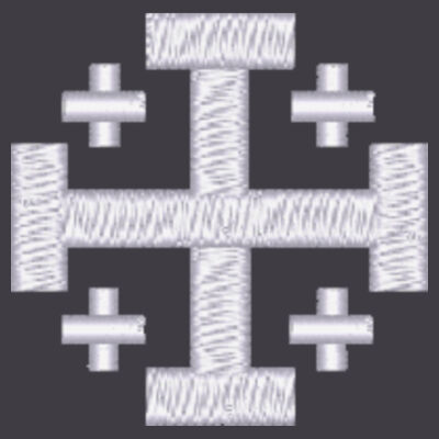 Women's Origin Performance Piqué Polo with Embroidered Jerusalem Cross Design