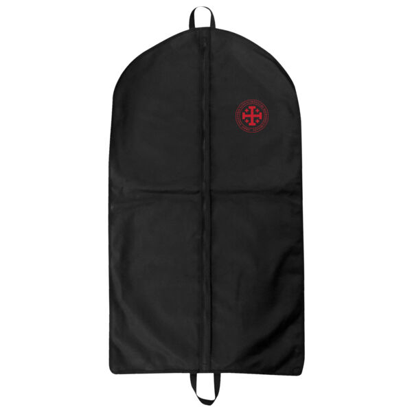 Gusseted Garment Bag with Printed Ordo Equestis Logo Thumbnail