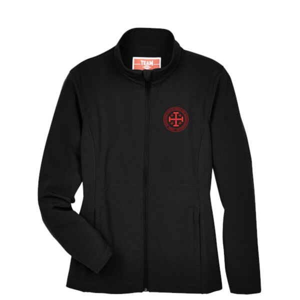 Team 365 Ladies' Leader Soft Shell Jacket with Embroidered Logo Thumbnail