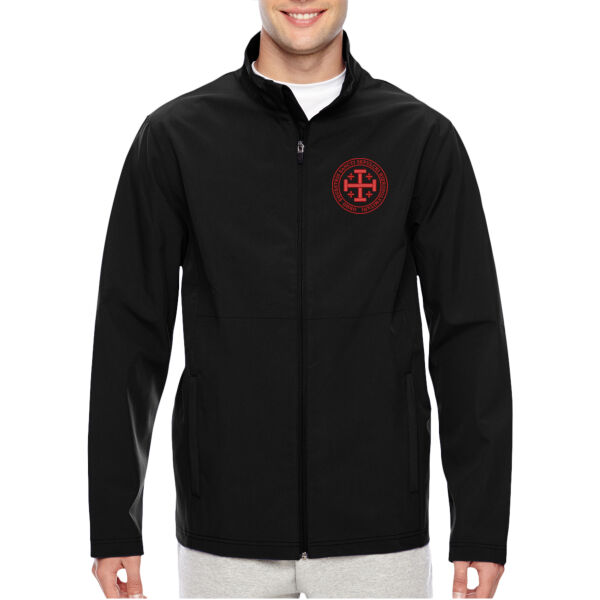 Team 365 Men's Leader Soft Shell Jacket with Embroidered Logo Thumbnail