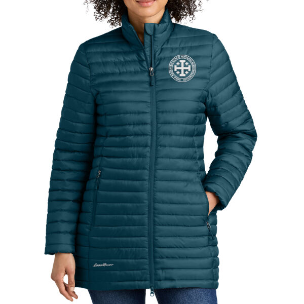 Eddie Bauer® Women’s Packable Quilted Full-Zip with Embroidered Logo Thumbnail
