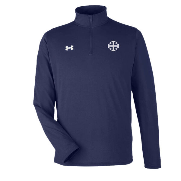 Men's Team Tech™ Quarter-Zip Pullover with Embroidered Jerusalem Cross Thumbnail